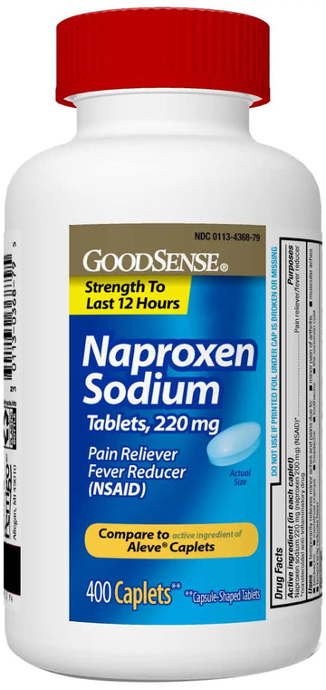 GoodSense Naproxen Sodium Tablets, 220 mg, 400 Count GoodSense Au supplements