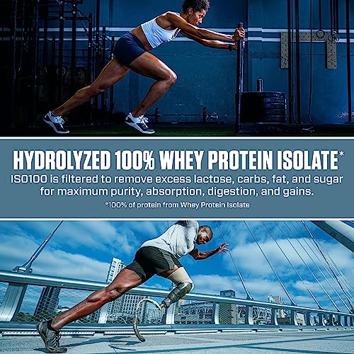 Dymatize ISO100 Hydrolyzed Protein Powder, 100% Whey Isolate , 25g of Protein, 5.5g BCA Dymatize Au supplements
