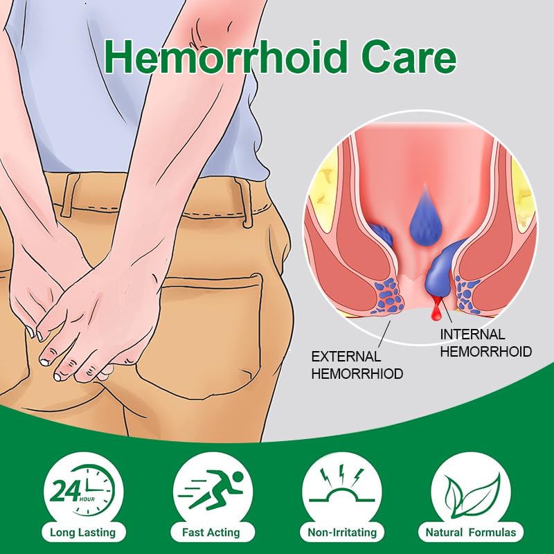 vamy Hemorrhoid Ointment (2 x 20g Tubes), 40g - Maximum Strength Formula for Hemorrhoidal Fast Relief, Soothes Itching, Burning & Discomfort vamy Au supplements
