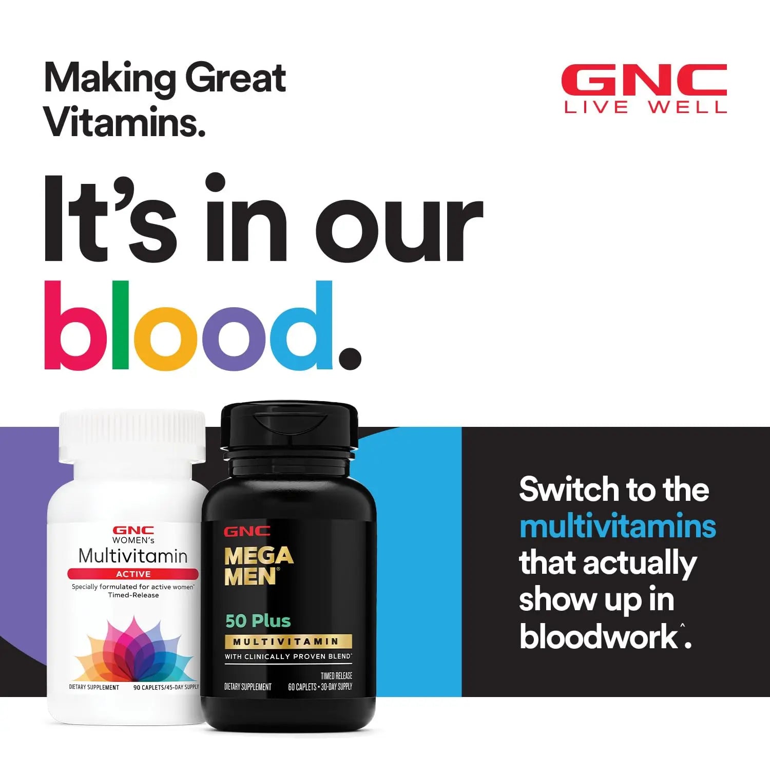 GNC Women's Multivitamin Active Without Iron, Supports an Active Lifestyle, 30+ Nutrient Formula, Promotes Bone & Joint Health GNC Au supplements