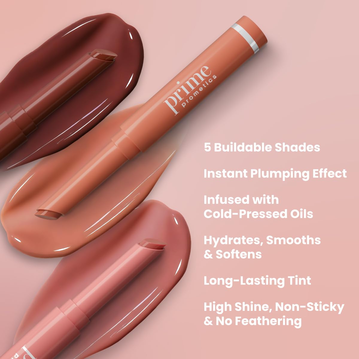 PrimeLip Plumping Lip Balm NEW (Soft Petal) PRIME PROMETICS Au supplements