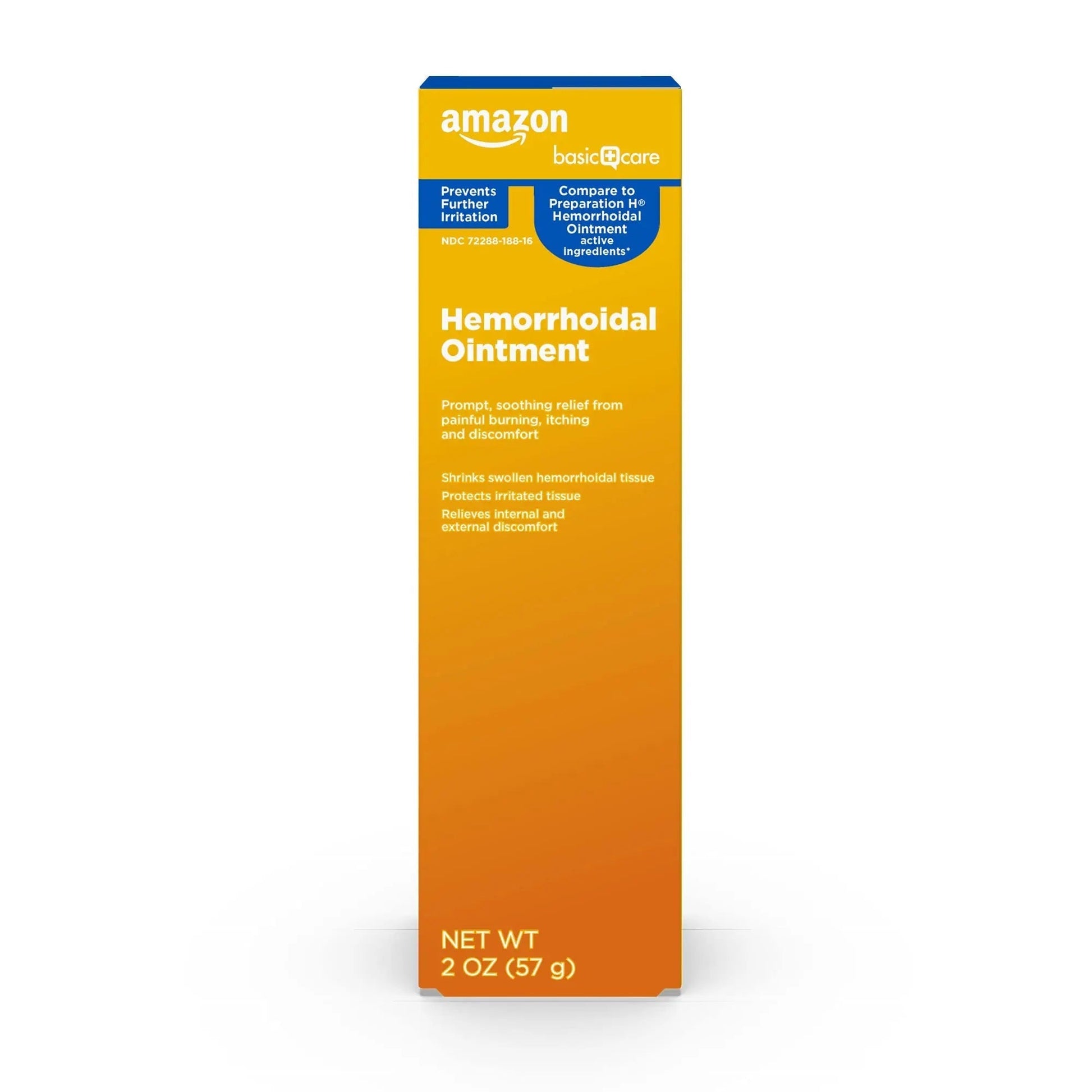 Amazon Basic Care Hemorrhoid Ointment, Fast-Acting Pain Relief, Relieves Burning, Itching, Swelling and Discomfort, 2 ounce (Pack of 1) Amazon Basic Care Au supplements