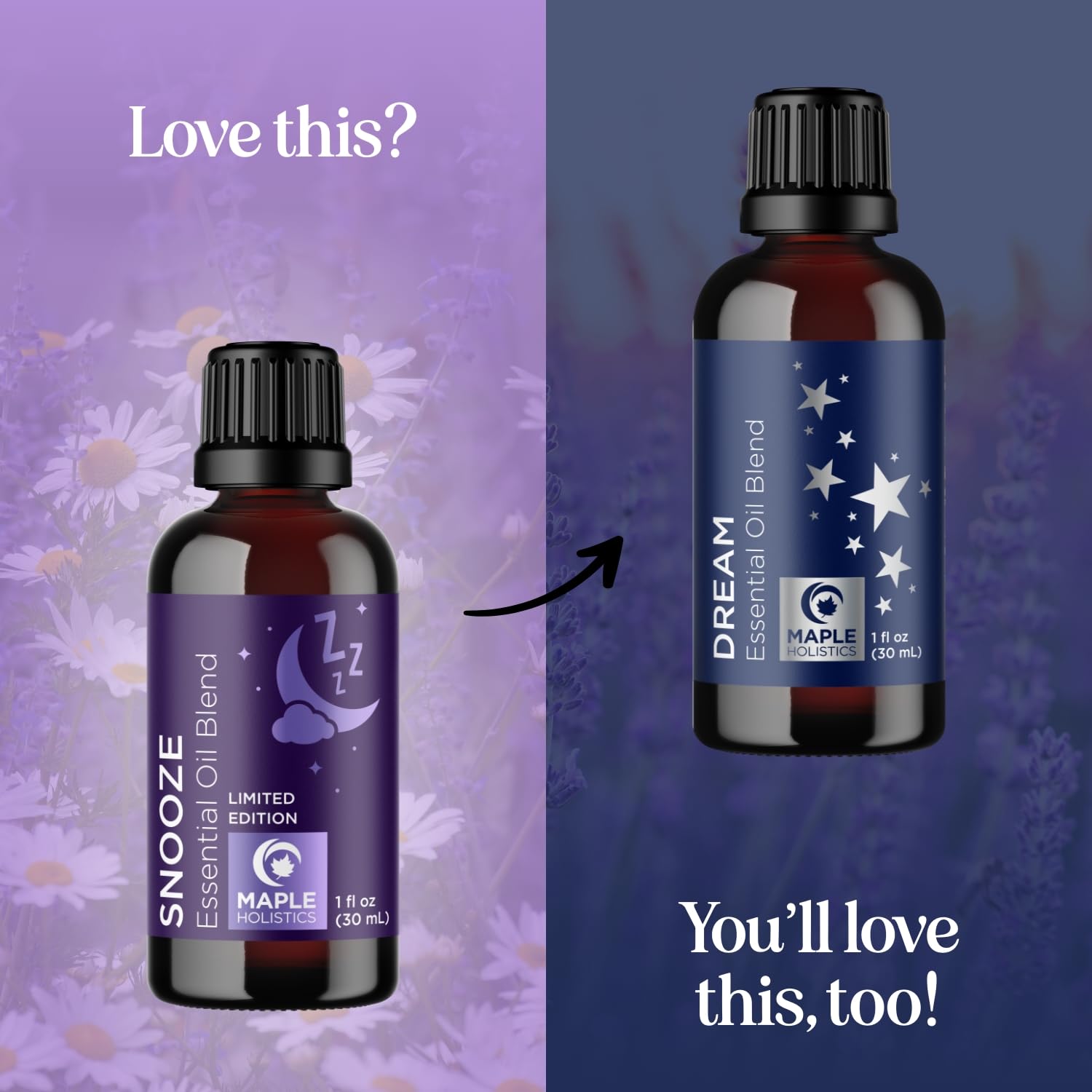 Sleep Essential Oil Blend for Diffuser - Snooze Blend Essential Oil for Sleep with Roman Chamomile Maple Holistics Au supplements