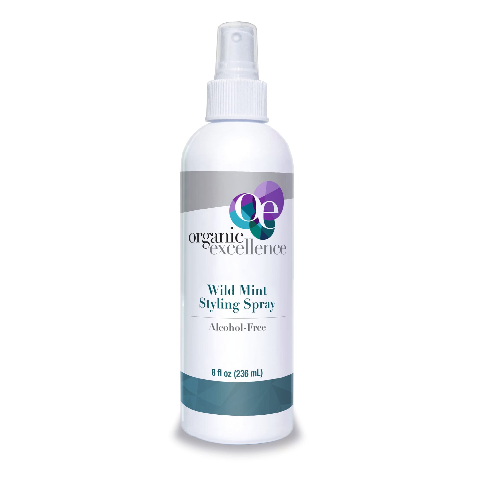 Organic Excellence Wild Mint Styling Spray, Alcohol-Free, pH Neutral, 8 Ounce Organic Excellence Au supplements