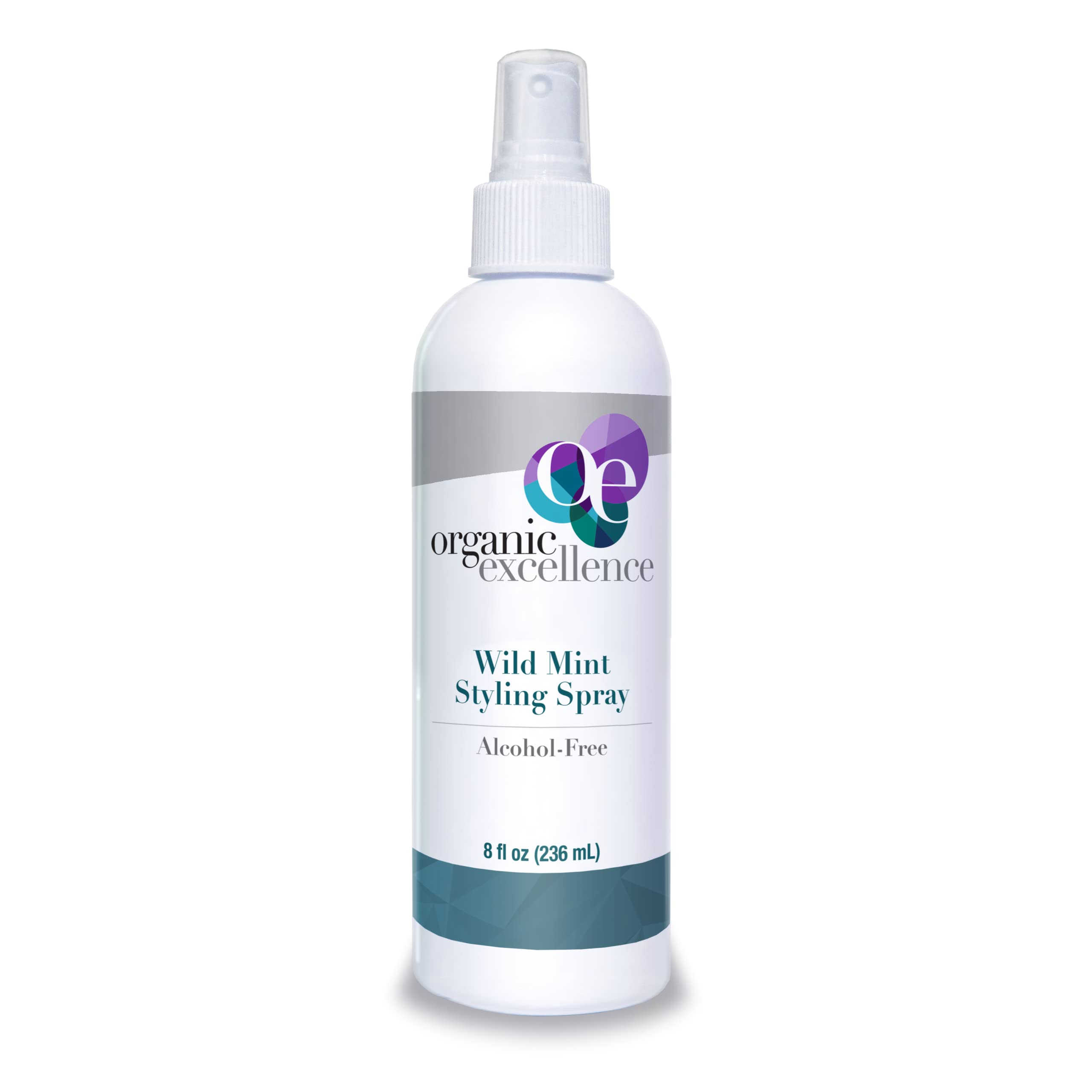 Organic Excellence Wild Mint Styling Spray, Alcohol-Free, pH Neutral, 8 Ounce Organic Excellence Au supplements
