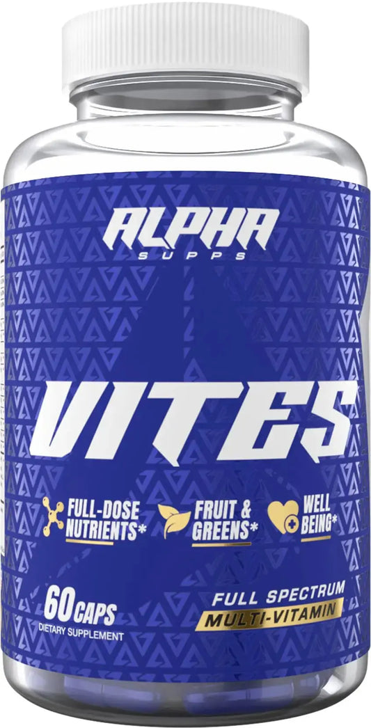 Alpha Supps Vites Men's Multivitamin, Complete Daily Supplement with Fruits, Veggies, Energy, Immune & Prostate Support Alpha SuppsAU supplements