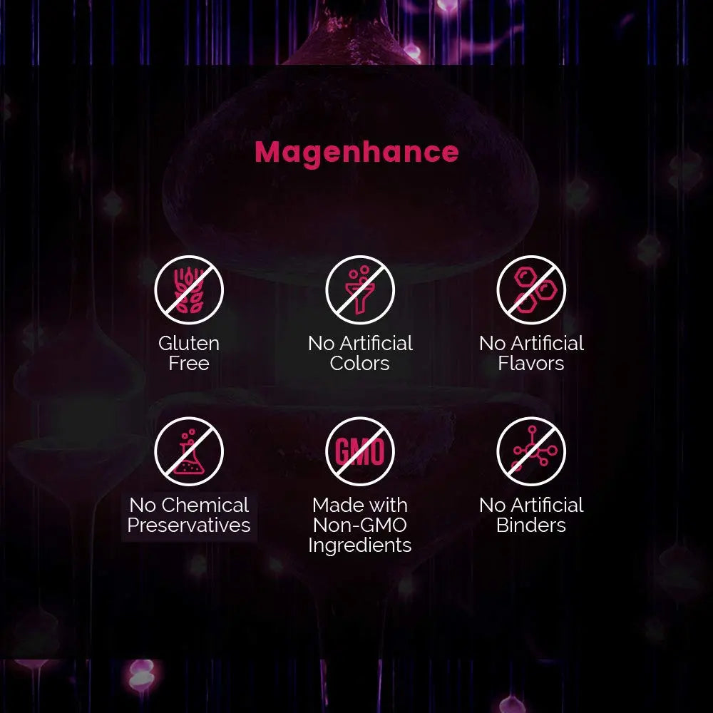 Intelligent Labs MagEnhance Magtein Magnesium Complex Supplement L-Threonate with Magnesium Glycinate and Taurate, 90 Capsules Intelligent Labs Au supplements