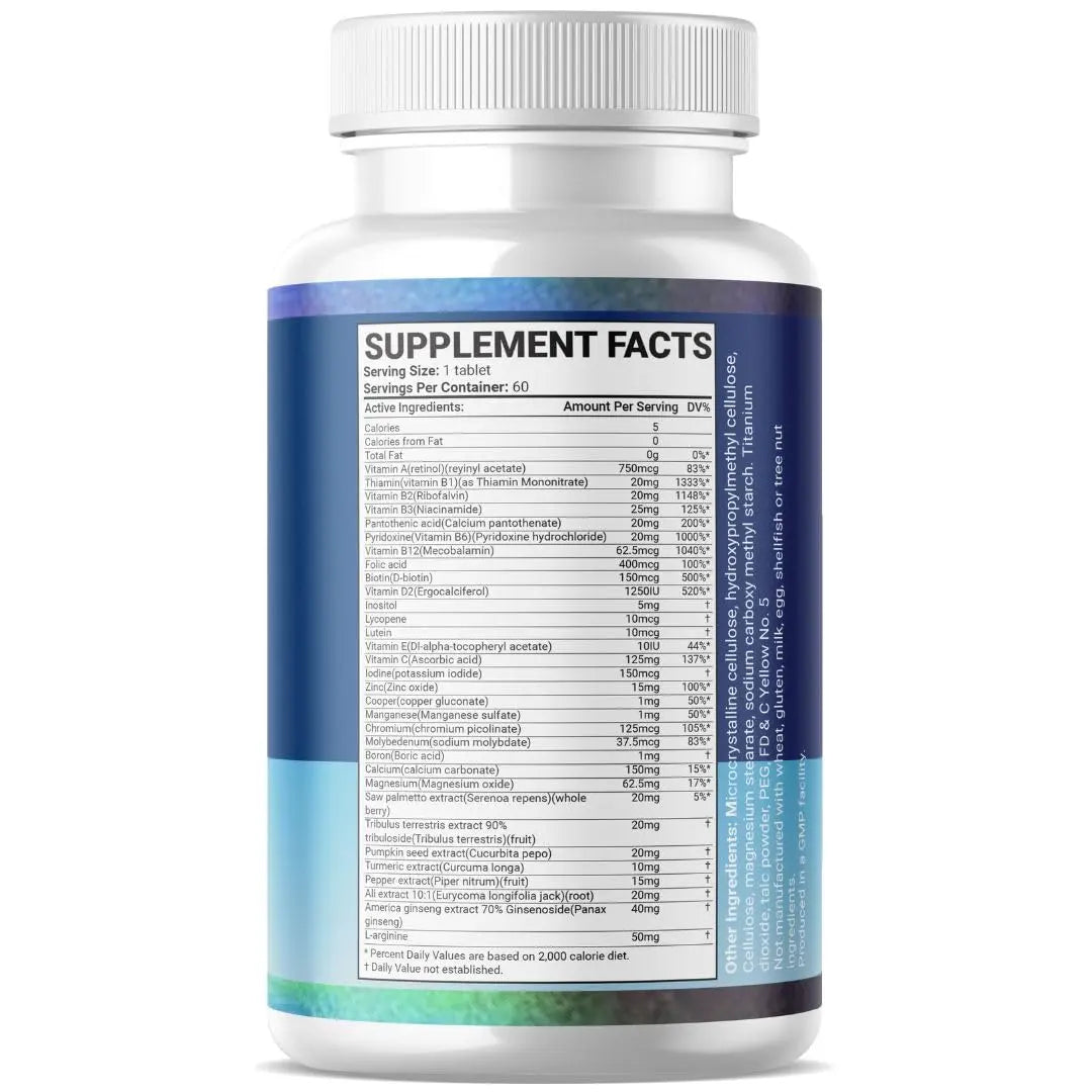 Organic Strength Daily Men's Multivitamins - Multivitamin for Men & Multimineral Supplement for Enhanced Energy Organic Strength Au supplements