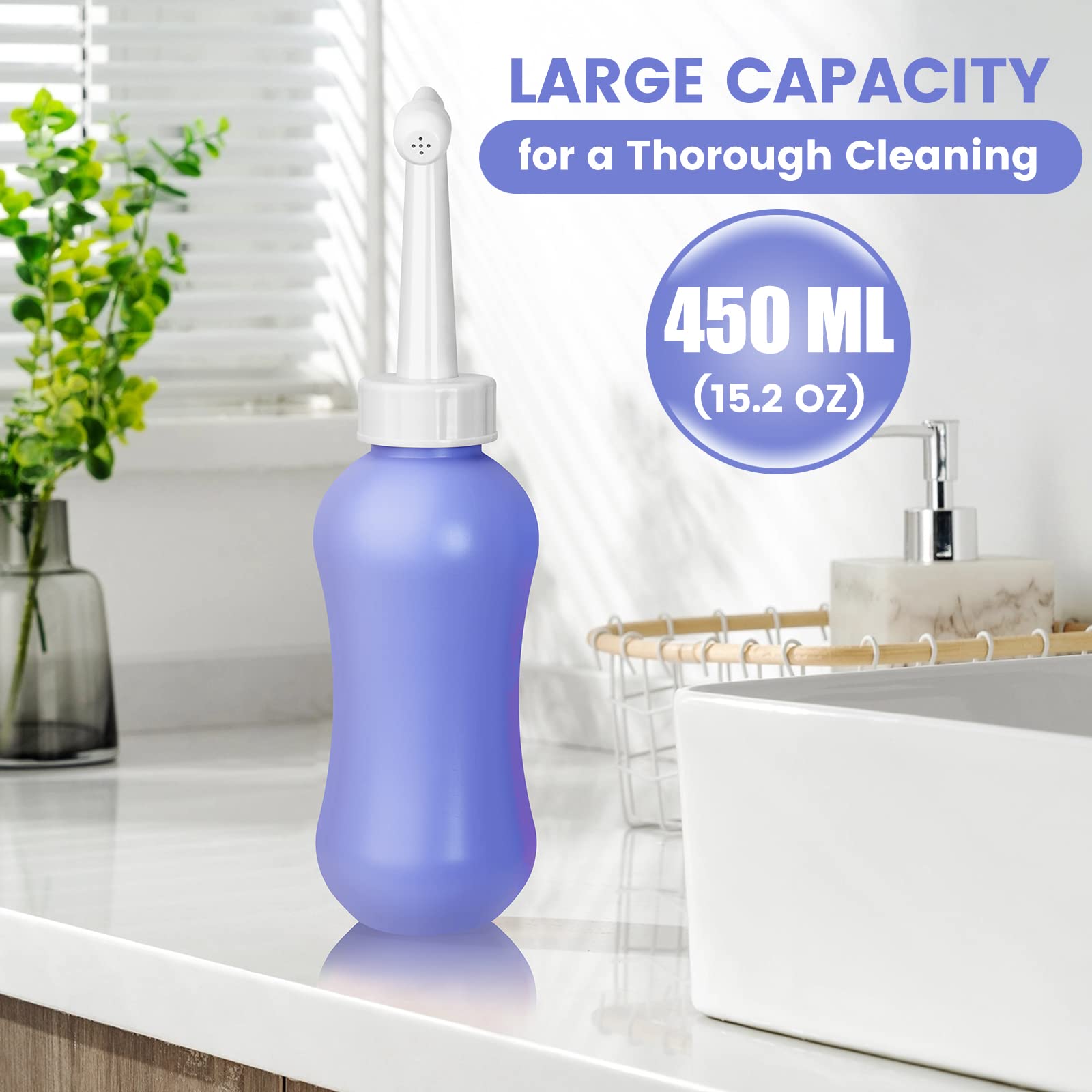 450ml Peri Bottle Postpartum for Feminine Care, 2 Pack Portable Travel Bidet for Toilet, Perineal Bottle VicnKioH Au supplements