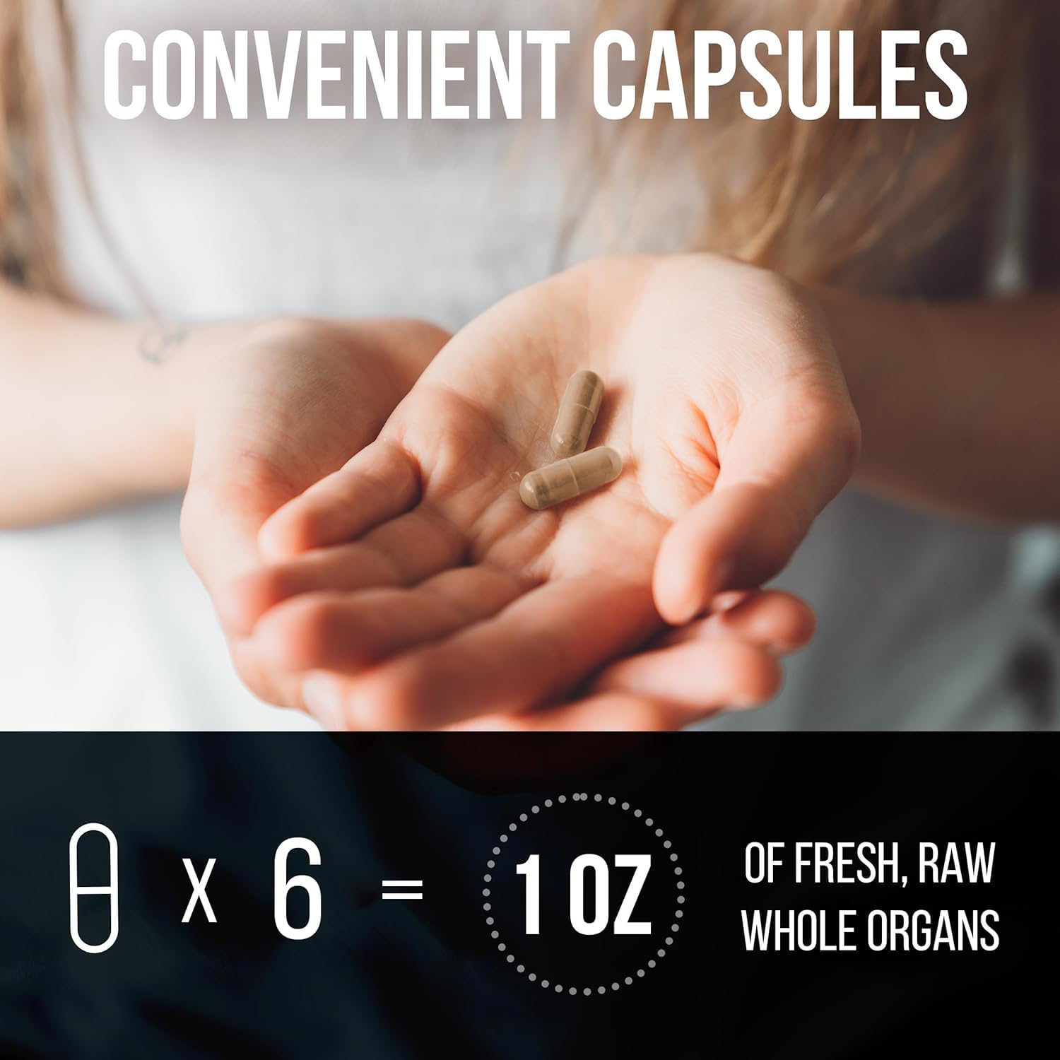 Beef Organ Supplement Grass Fed Complex for Women - 7 Carnivore Meat Proprietary Blend of Beef Liver, Marrow, Brain, Thymus, Spleen, Kidney, Colostrum, Heart, Pancreas, Gallbladder -120 Caps Holistic Method Au supplements