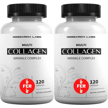 Research Labs 2 for 1 Promo 240 Collagen Pills - 6000 mg Per Day. Grass Fed Anti-Aging Support for Skin, Joints, Tendons, Bones, Hair and Nails. Paleo Friendly. Collagen Peptides Powder Supplement… Research Labs Au supplements