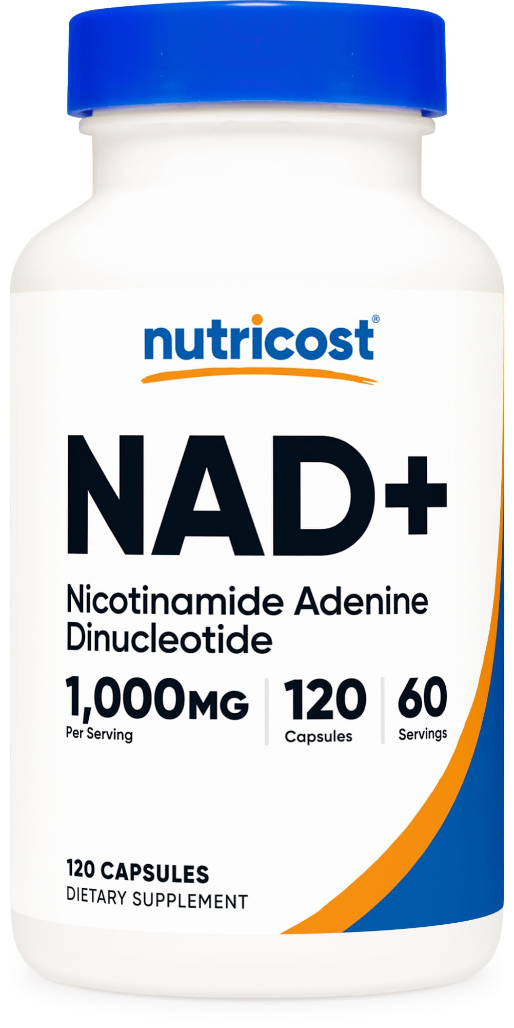 Nutricost NAD+ Supplement 1,000mg per Serving,120 Capsules (Nicotinamide Adenine Dinucleotide) - 60 Servings, Gluten-Free, Vegan Nutricost Au supplements