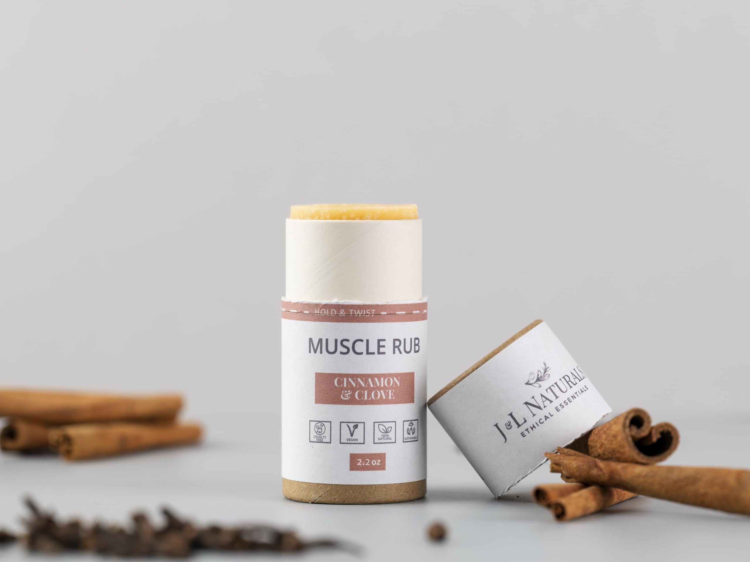 J&L Naturals Muscle Rub | Cream for Achy + Sore Muscles, Joints, Back, Knees, Shoulders | Soothing & Nourishing | Vegan, Sustainable, Cruelty Free, Natural, Made in US (1-Pack) J&L Naturals Au supplements