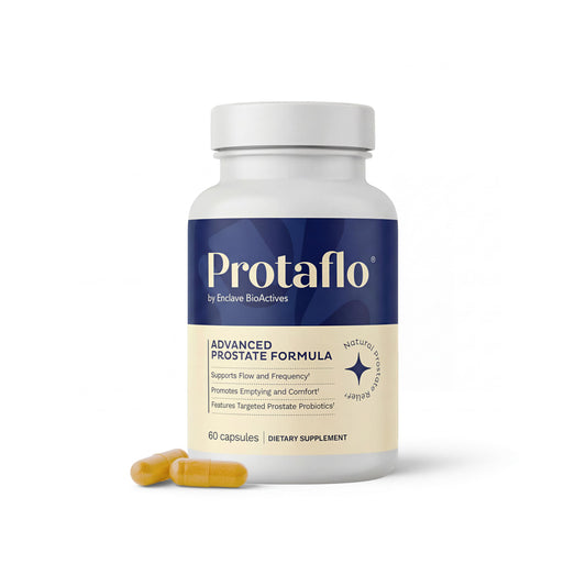 Protaflo Prostate Supplements for Men - Supports Urinary Flow & Bladder Control | Probiotics + Black Walnut, Nettle, Turmeric, Lycopene, Pumpkin Seed ProtafloUS supplements