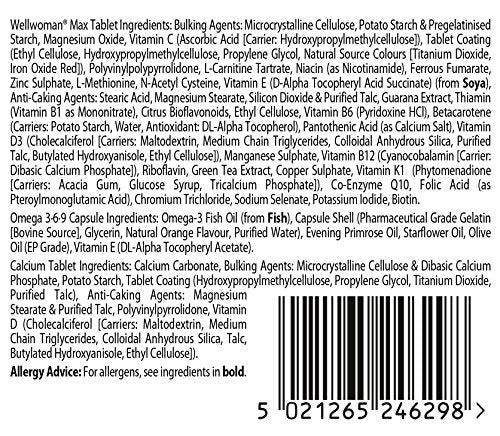 Vitabiotics Wellwoman Max, 84 Capsules Vitabiotics Au supplements