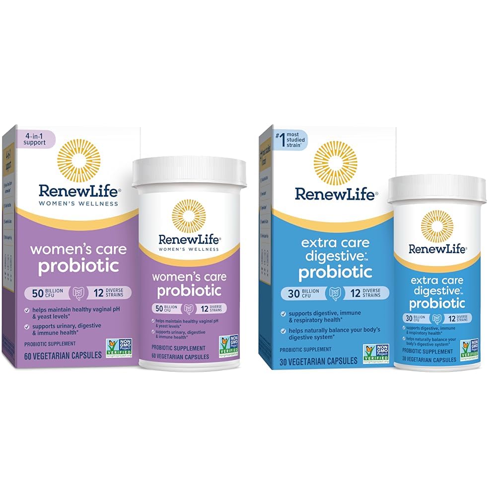 Renew Life Women's Probiotic Capsules, 50 Billion CFU Guaranteed, Supports Vaginal Renew Life Au supplements