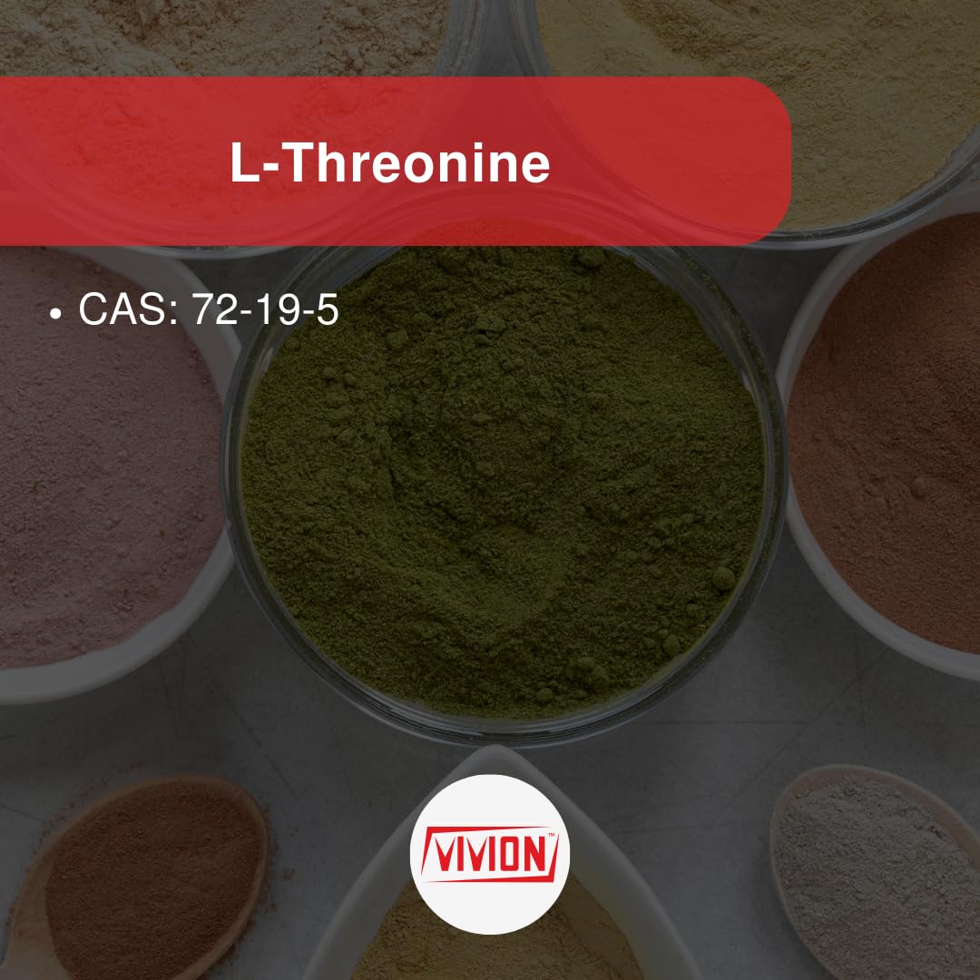 Vivion L-Threonine Powder 1000 Grams - Amino Acid Powdered for Manufacturing Muscle Recovery, Immune & Gut Health Tablet Capsule Formulations - 1 kg (2.2 lb) Vivion Au supplements