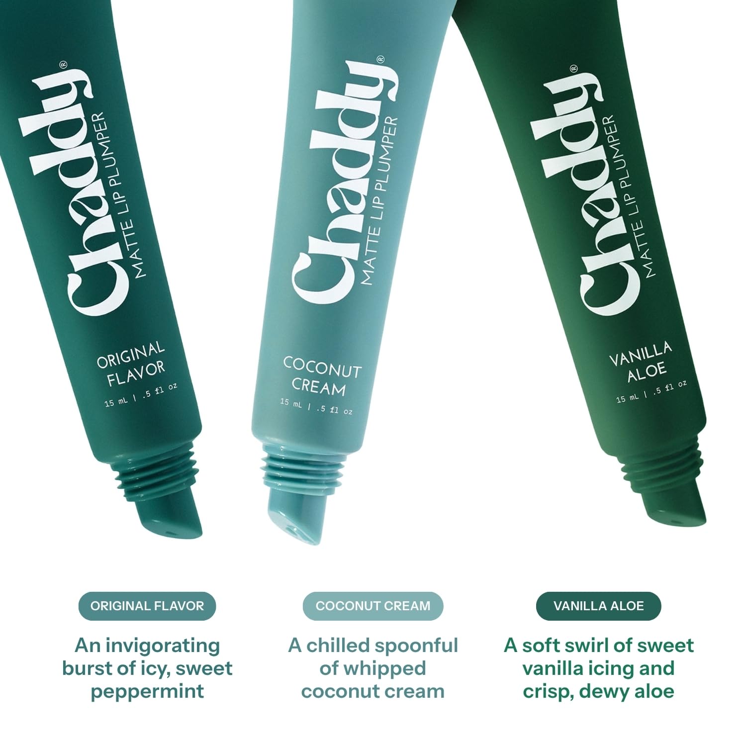 Chaddy Matte Lip Plumper - Hydrating Lip Plumper with Hyaluronic Acid | Plumping Lip, Natural Lip Care and Enhancer - 0.5 fl.oz (Original Flavor) Chaddy Au supplements
