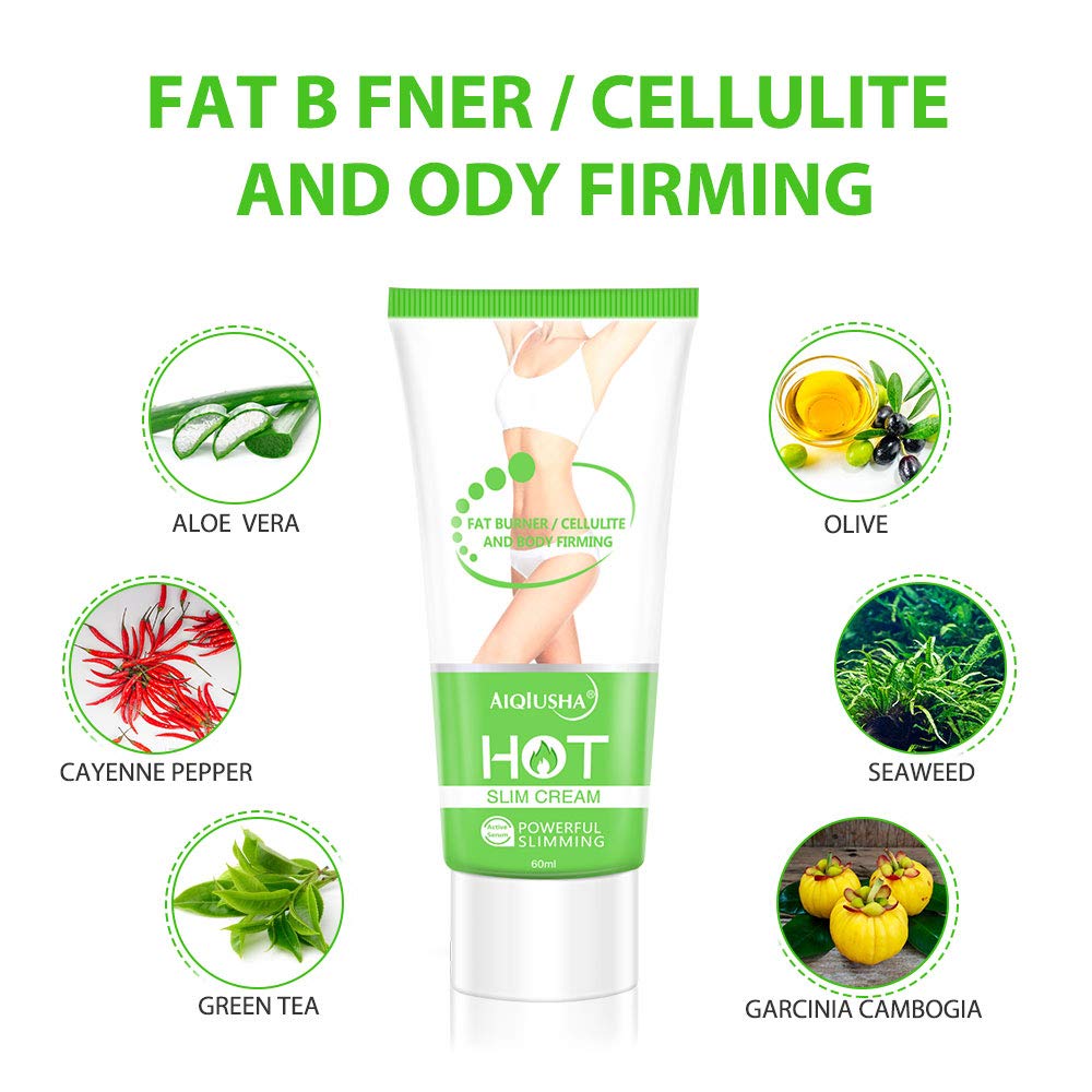 Hot Cream 2 Pack, Cellulite Slimming & Firming Cream, Body Fat Burning Massage Gel AIQIUSHA Au supplements