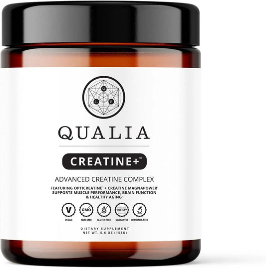 Qualia Creatine | Advanced Creatine Complex | 2 Sources + Magnesium | Optimized Absorption | Muscle Performance, Brain Function, & Healthy Aging (30 Servings) QUALIA LIFE SCIENCESAU supplements