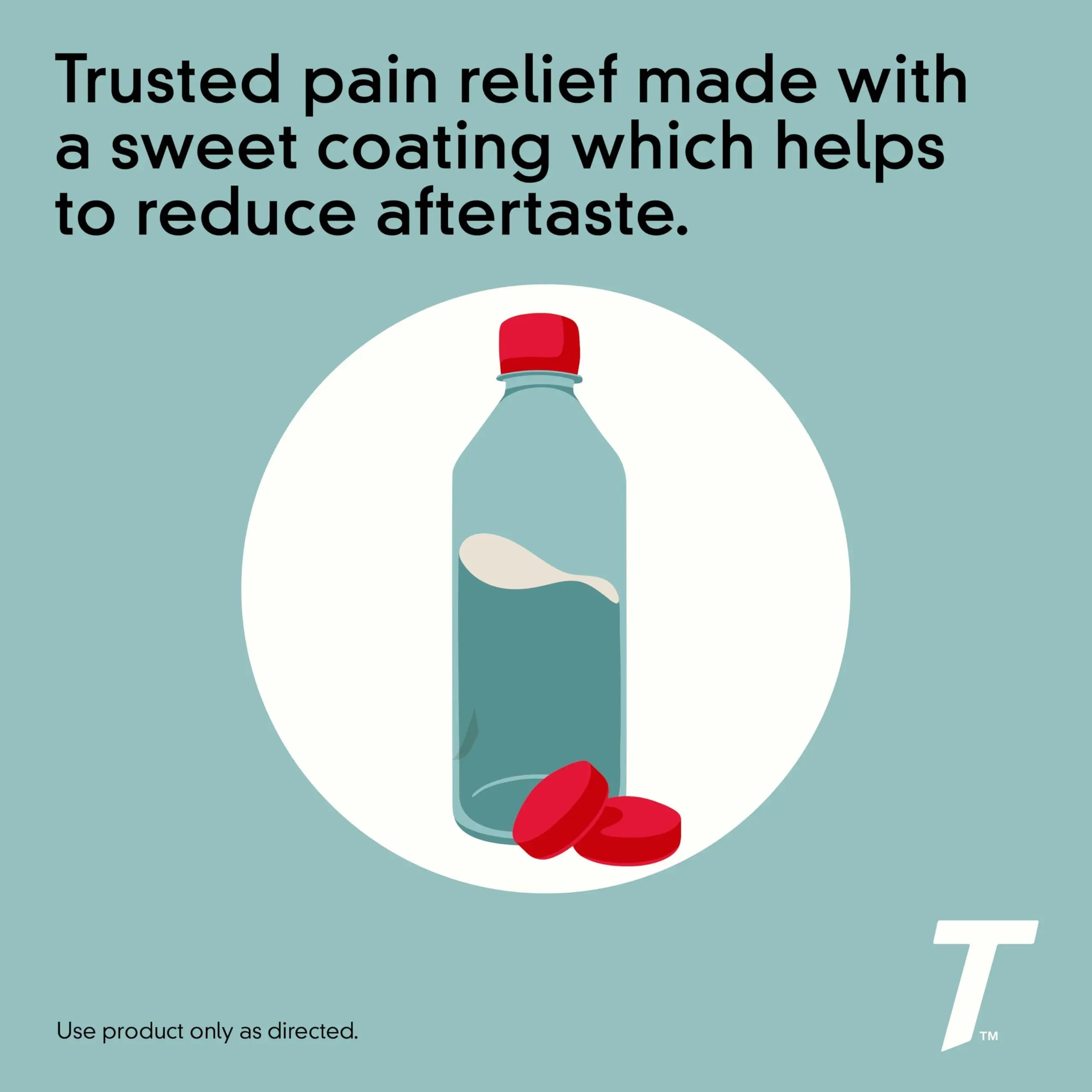 Tylenol Extra Strength Pain Reliever & Fever Reducer, Round Coated Tablets, 500 mg Acetaminophen Pain Relief Pills for Headache, Toothache & Minor Arthritis Pain, 24 ct Tylenol Au supplements