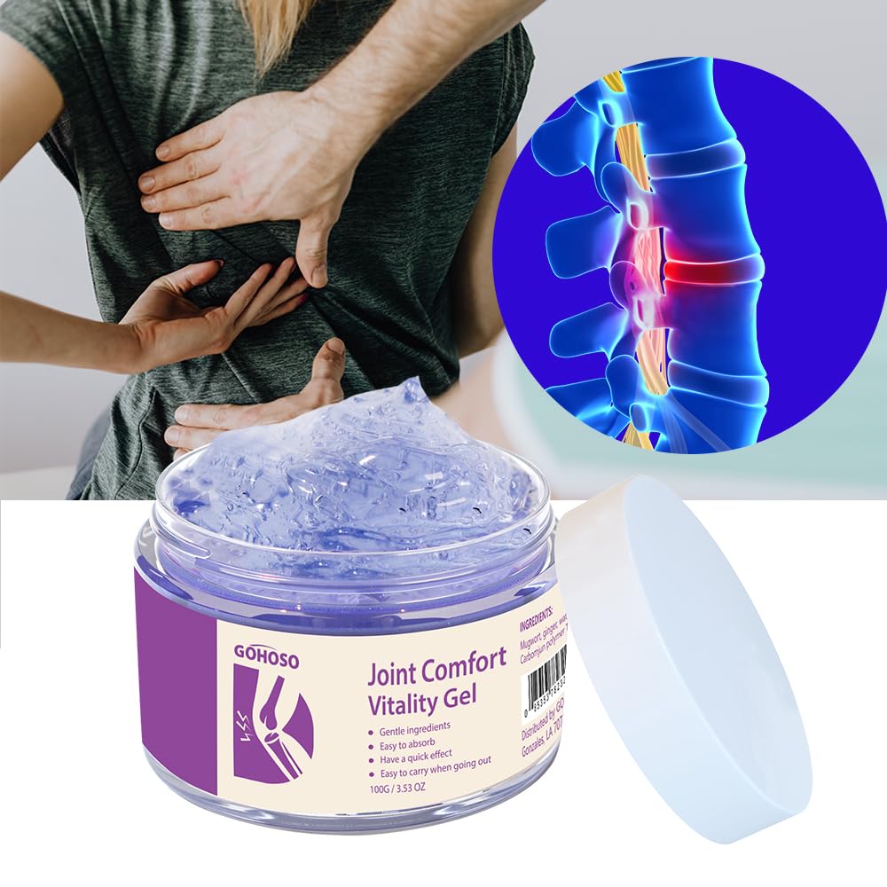 Joint Purple Gel, Cooling Massage Cream with Turmeric for Back, Neck, Joints & Muscles – Hydrating Gel for Active Lifestyles ENVISHA Au supplements