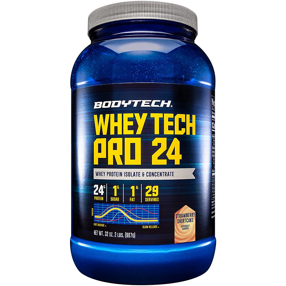 BODYTECH Whey Tech Pro 24 Protein Powder - Protein Enzyme Blend with BCAA's BODYTECH Au supplements