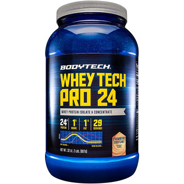 BODYTECH Whey Tech Pro 24 Protein Powder - Protein Enzyme Blend with BCAA's BODYTECH Au supplements