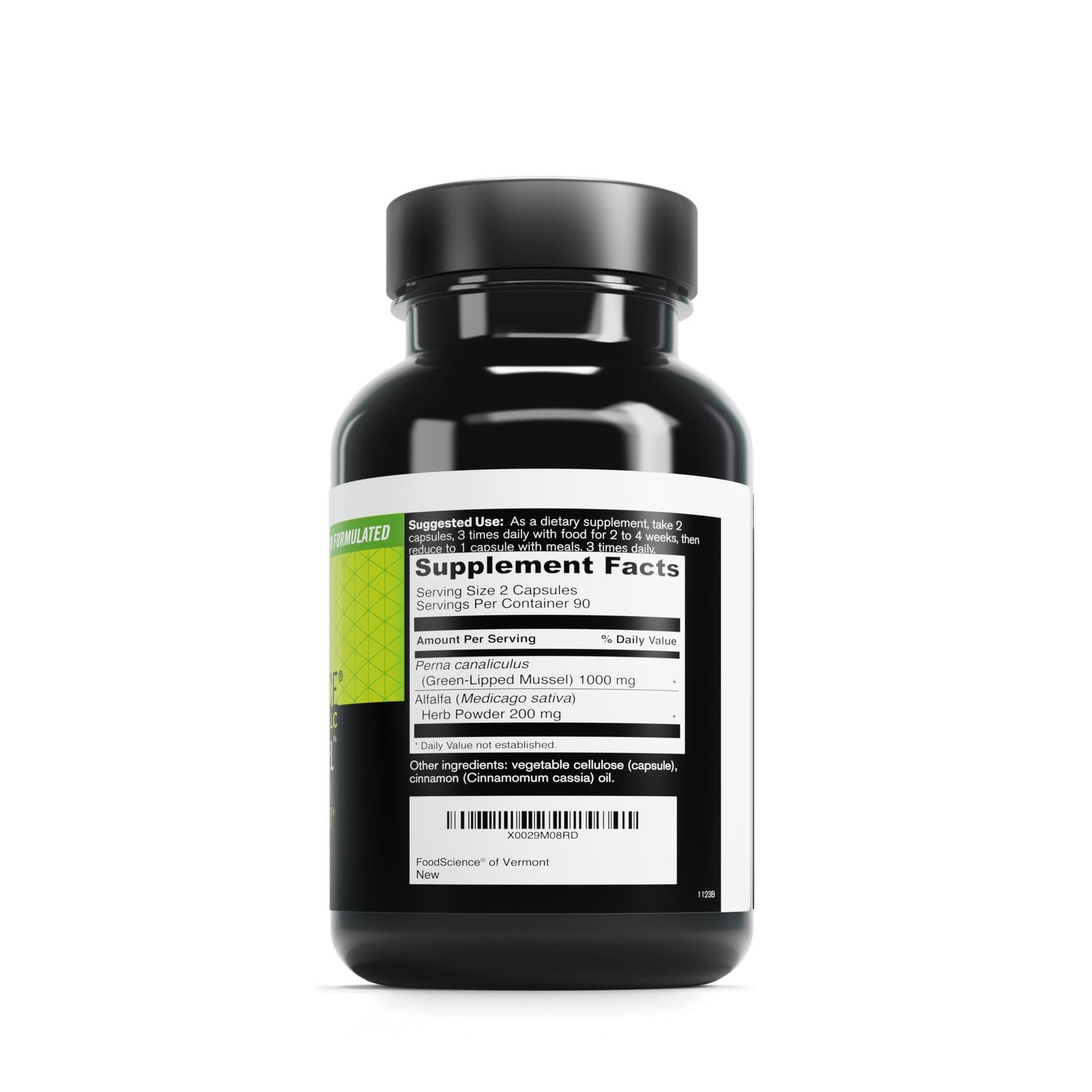 DAVINCI FoodScience of Vermont Sea Mussel, Green-Lipped Mussel Joint Supplement Capsules, 180 Count DAVINCI Au supplements