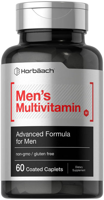 Horbäach Mens Multivitamin | 60 Caplets | Advanced Formula | with Vitamin C, D, Magnesium, Minerals & More | Horbäach Au supplements