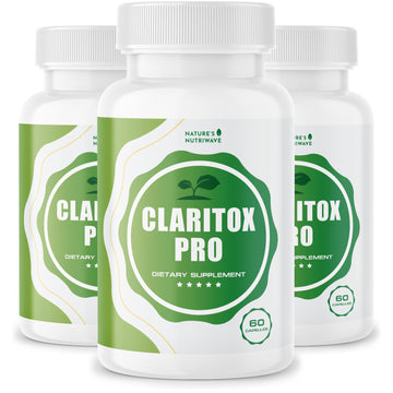 Claritox – Daily Wellness Supplement with Zinc, Chromium, Alpha Lipoic Acid, Green Tea Extract, Resveratrol & Botanical Blend – Non-GMO, Stimulant-Free Formula – 60 Caps, 30 Servings, 3 Month Supply Nature’s NutriWave Au supplements