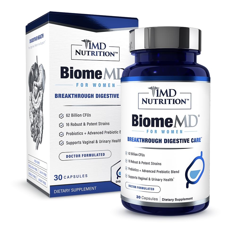 1MD Nutrition BiomeMD Probiotics for Women - Daily Prebiotics and Probiotics for Women 1MD Nutrition Au supplements