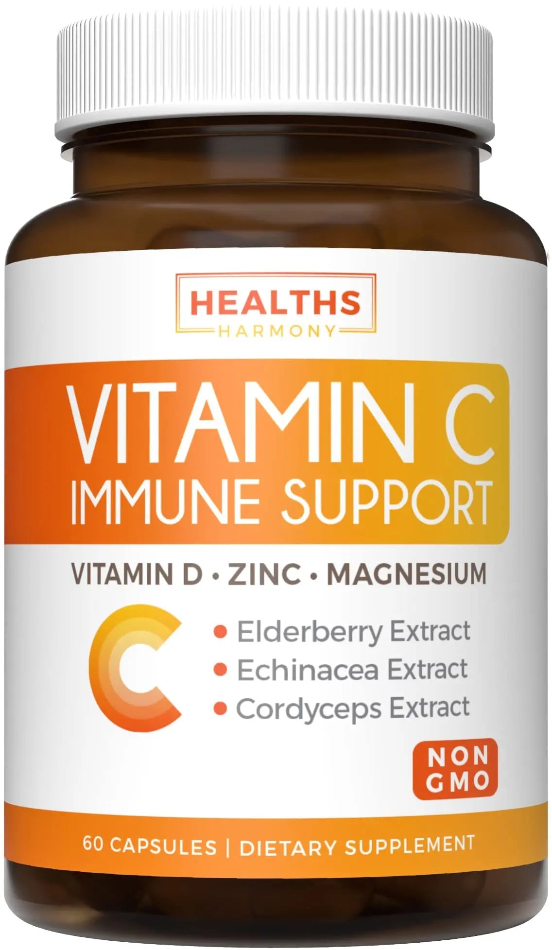 Super Greens & Vitamin C (1-Month Supply) Greens & C Synergy Bundle of Organic Super Greens Powder - Complete Superfood (60 Capsules) & & Vitamin C Immune Support (60 Vegetarian Caps)(Non-GMO) Healths Harmony Au supplements