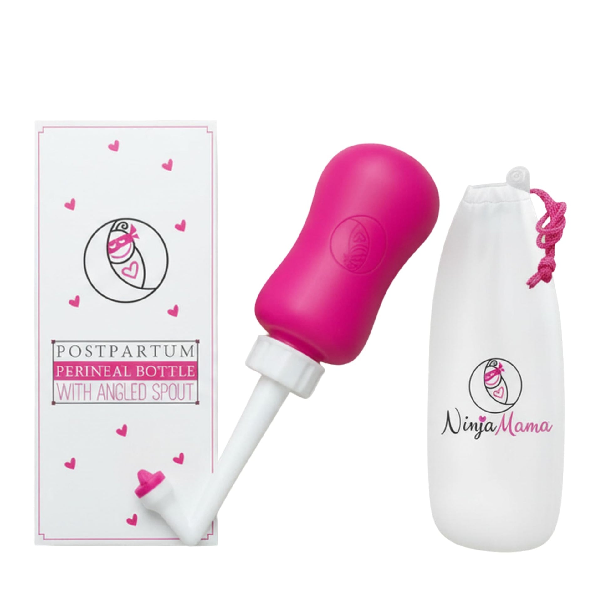 Ninja Mama Peri Bottle for Postpartum Care Post Partum Essentials for Pain Relief, Tears & Hemorrhoids After Birth Portable Perineal Bottle with Angled Spout Labor & Delivery Hospital Bag. (355ml) Ninja Mama Au supplements