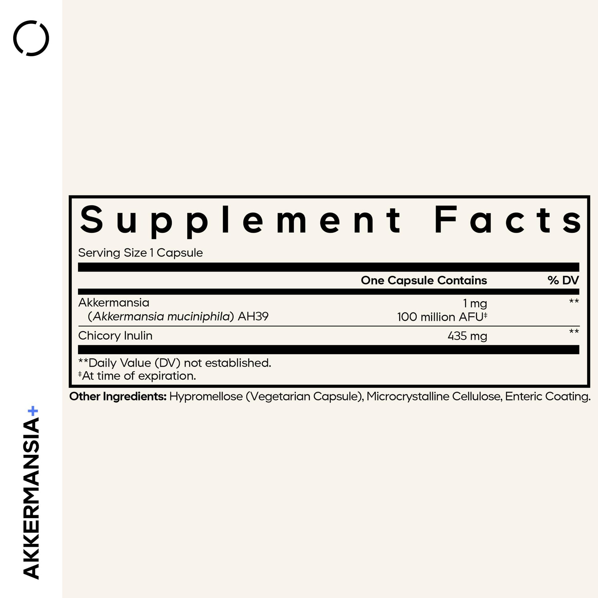 Codeage Akkermansia Muciniphila Probiotic Supplement - 3-Month Supply of Akkermansia & Chicory Inulin - Daily Synbiotic Probiotic Chicory Root - 100 Million AFUs - Gluten-Free - 90 Capsules Codeage Au supplements