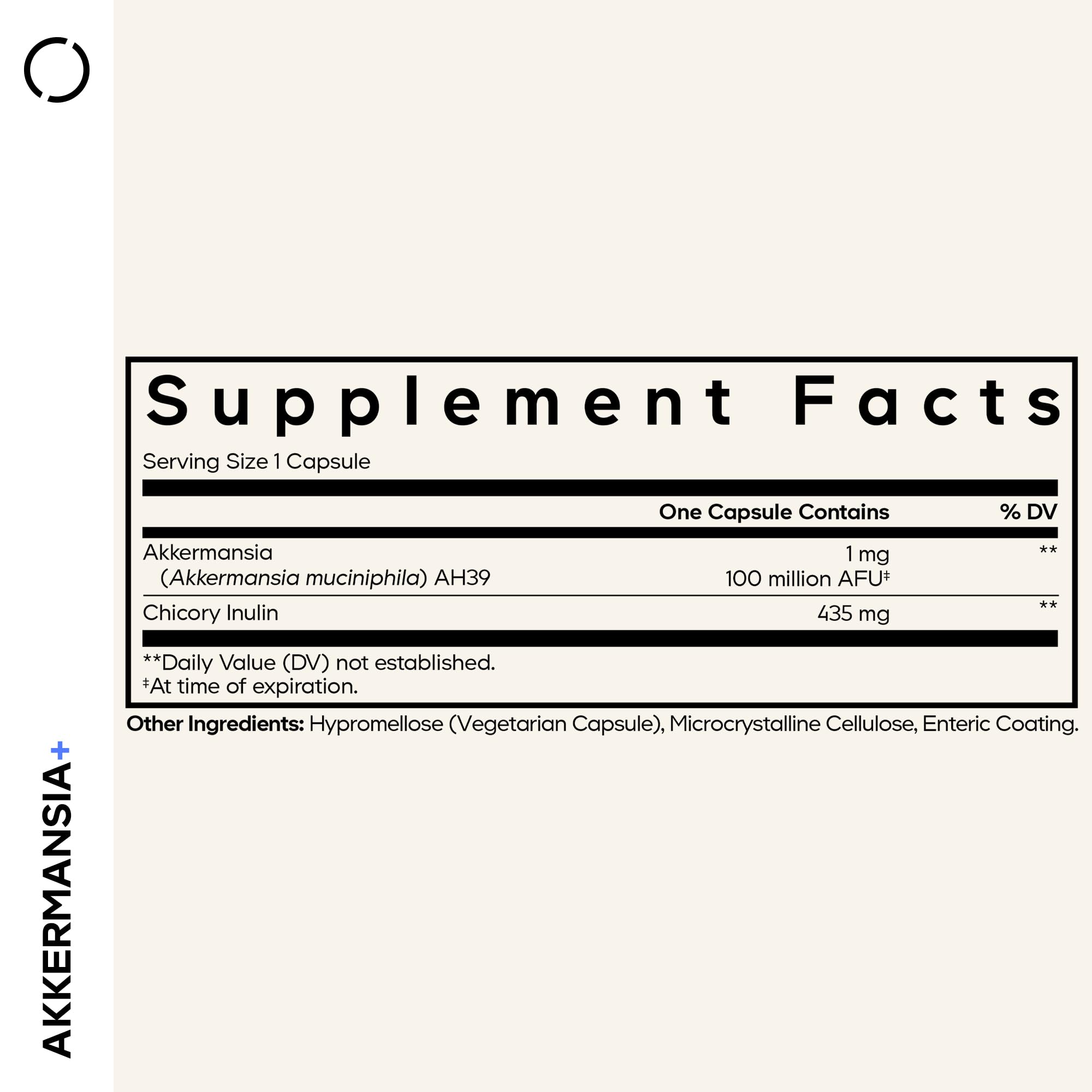 Codeage Akkermansia Muciniphila Probiotic Supplement - 3-Month Supply of Akkermansia & Chicory Inulin - Daily Synbiotic Probiotic Chicory Root - 100 Million AFUs - Gluten-Free - 90 Capsules Codeage Au supplements