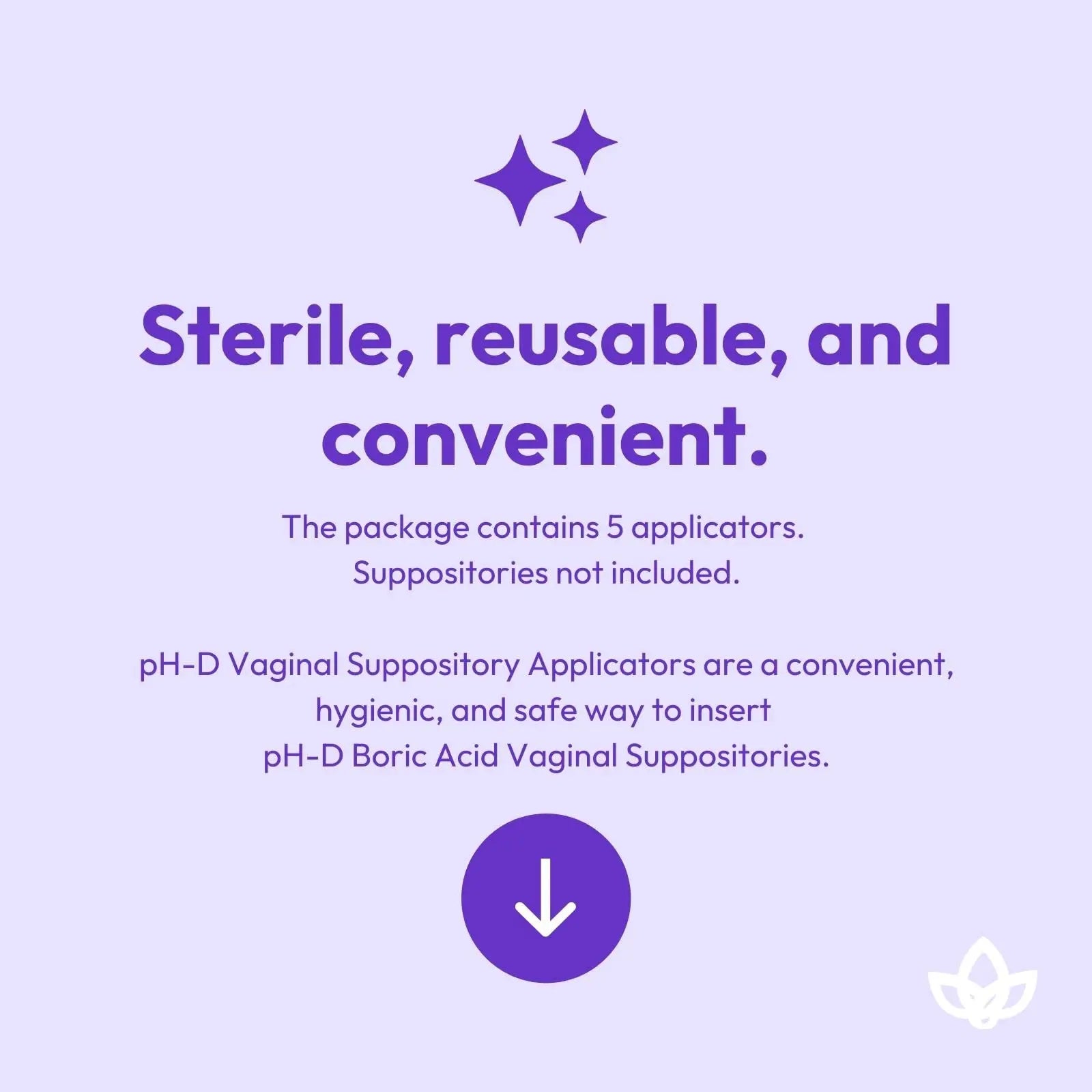 pH-D Feminine Health - Vaginal Suppository Applicators, Ideal for Boric Acid Suppositories, Reusable, Fits Most Vaginal Suppositories, Made in The USA - 5 Count… pH-D Feminine Health Support Au supplements