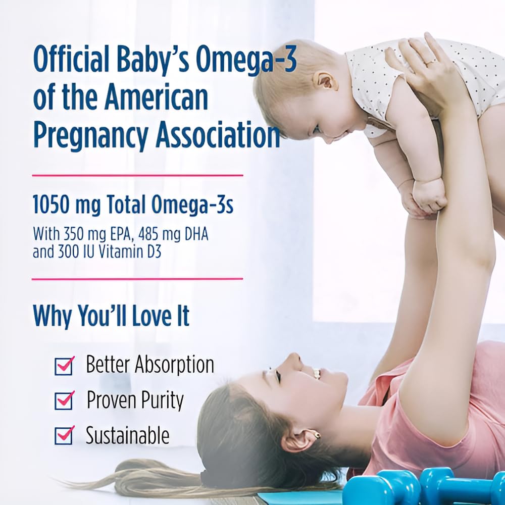 Nordic Naturals Baby’s DHA, Unflavored - 2 oz - 1050 mg Omega-3 + 300 IU Vitamin D3 - Supports Brain, Vision & Nervous System Development in Babies - Non-GMO - Servings May Vary Nordic Naturals Au supplements