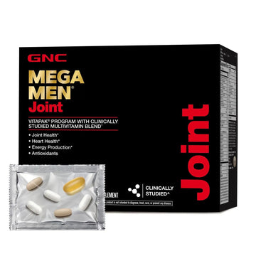 GNC Mega Men Joint Vitapak Program, Convenient Complete Nutrition, 3 Products in 1 Packet, Move Better, Comfort & Function GNC Au supplements