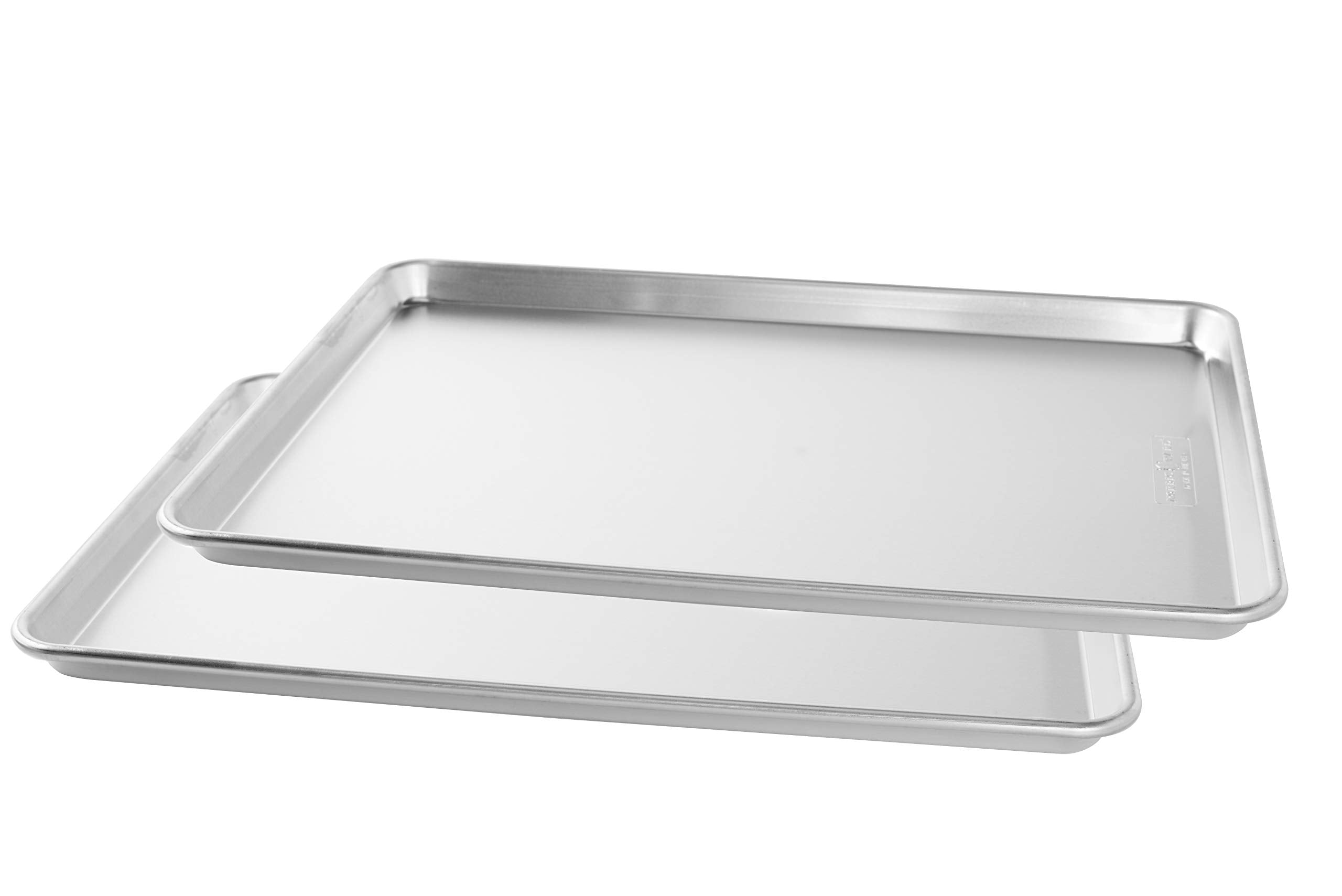 Nordic Ware Naturals Extra Large, 21 x 15 inch Baking Set - USA Made Aluminum Commercial Quality Pan for Baking or Roasting, Encapsulated Galvanized Steel Rim Prevents Warping, 2pk Big Sheet Nordic Ware Au supplements