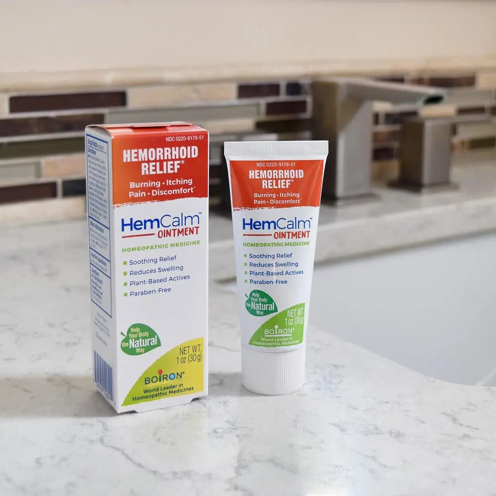 Boiron HemCalm Ointment for Hemorrhoid Relief of Pain, Itching, Swelling or Discomfort - 1 oz Boiron Au supplements