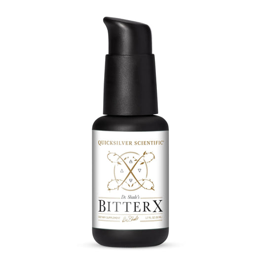 Quicksilver Scientific Dr. Shade's BitterX - Highly Concentrated Bitters for Digestion - Fast Acting Digestive Support & Liver Supplement with Dandelion Root, Gentian Root, Solidago & Myrrh (50ml) Quicksilver ScientificAU supplements