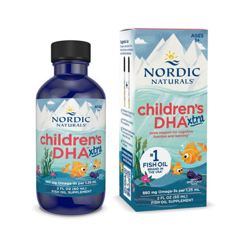 Nordic Naturals Children’s DHA Xtra, Berry Punch - 2 oz for Kids - 880 mg Total Omega-3s with EPA & DHA - Cognitive & Immune Function, Learning, Social Development - Non-GMO - 48 Servings Nordic Naturals Au supplements