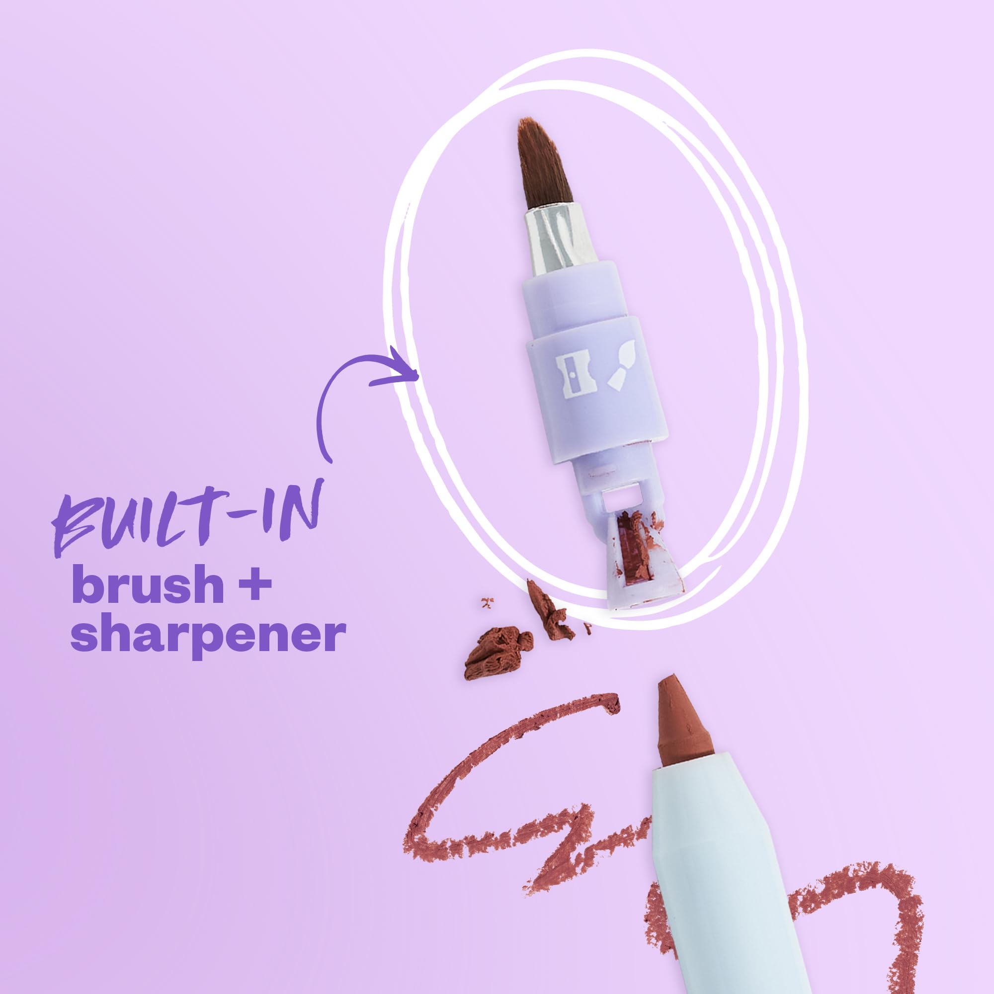 Kosas Hotliner Retractable Lip Liner Pencil with Built-In Brush & Sharpener - Easy Contouring, Hydrating, Long-Lasting- Pigmented Creamy Texture for Plumping Lips - Hyaluronic Acid & Konjac - Infinite Kosas Au supplements