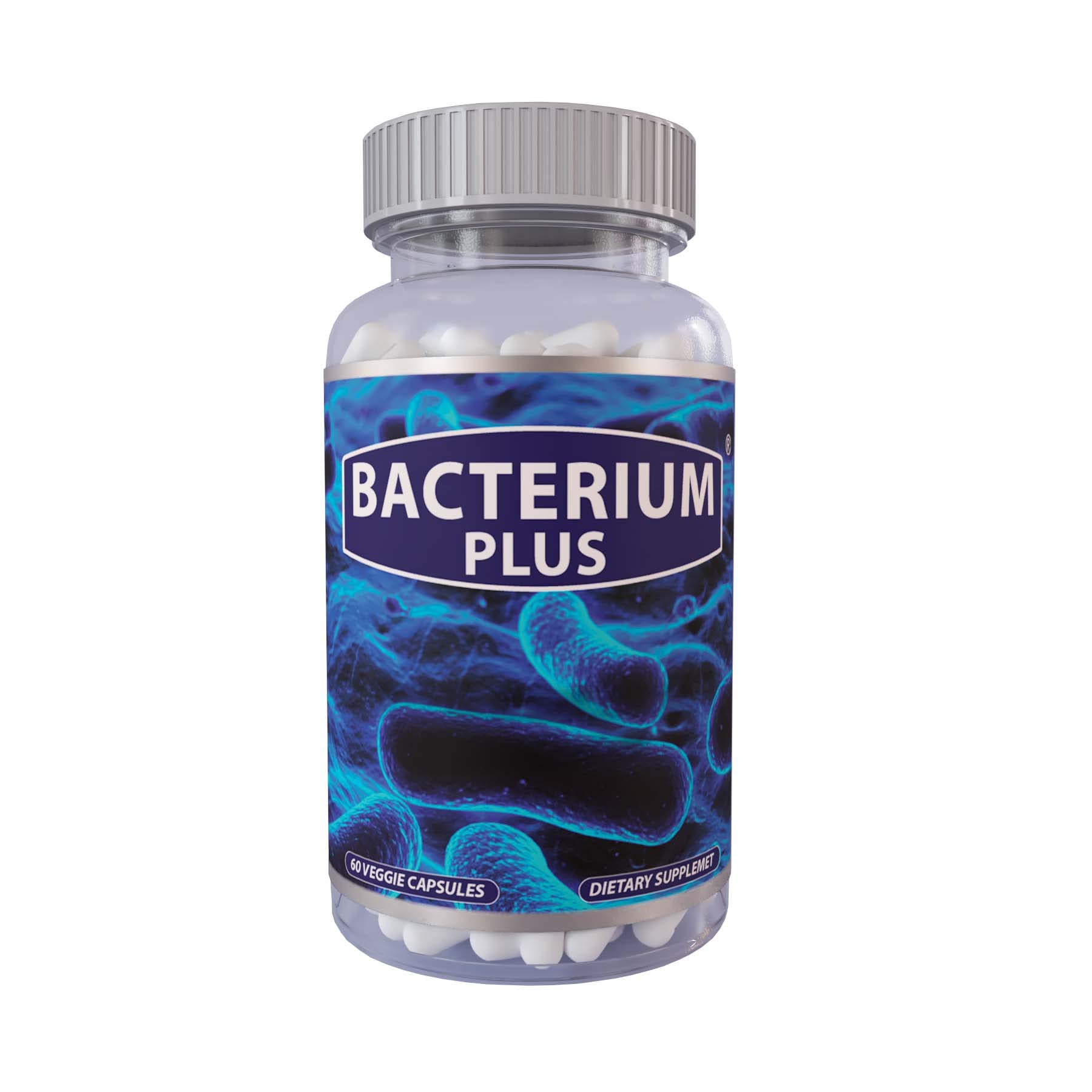 Bacterium Plus - Maximum Strength Probiotics - Probiotic Blend to Improve Instestinal Health, 100% Natural Digestive Supplement - 60 Capsules BACTERIUM PLUS Au supplements
