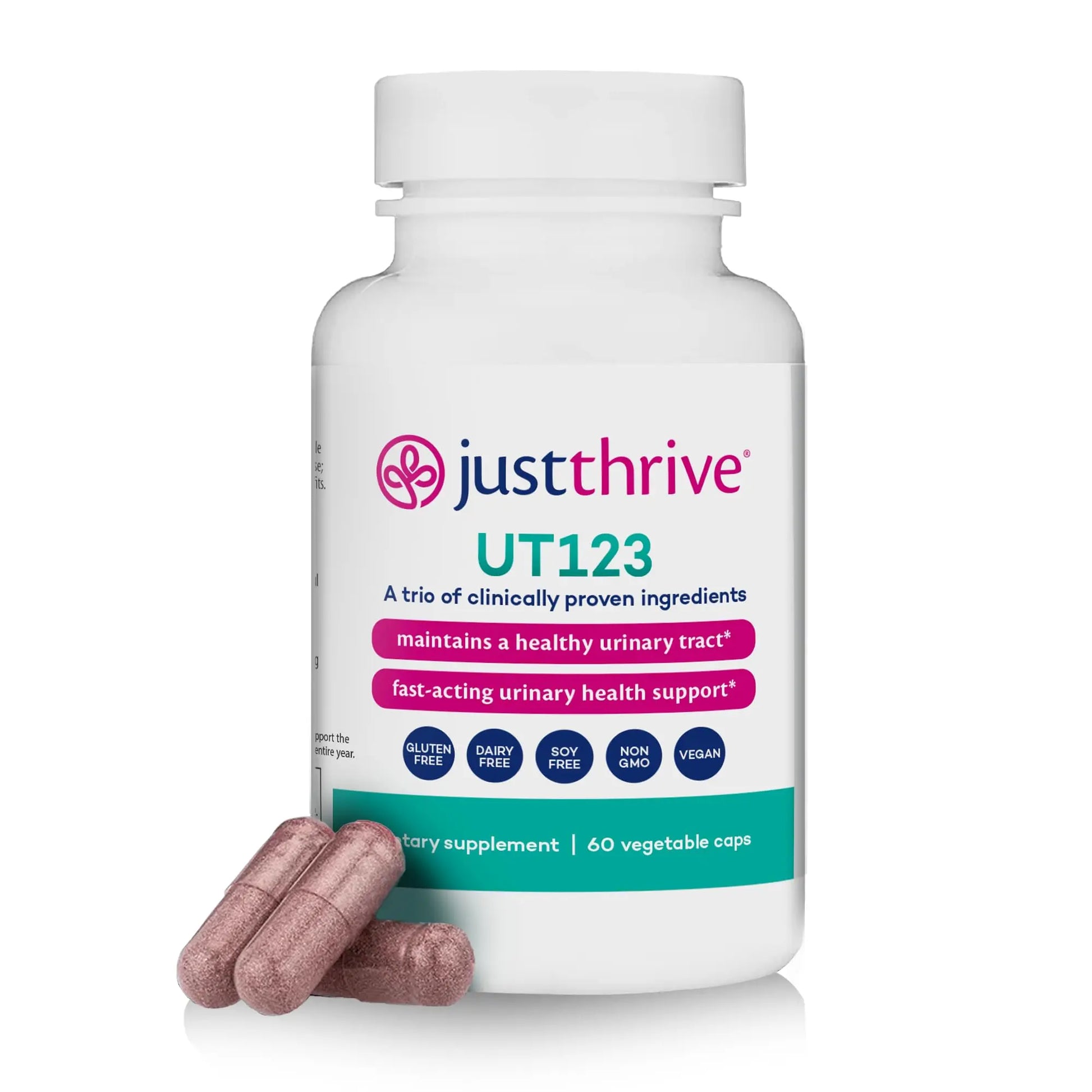 Just Thrive UT123 - Supports Urinary Tract Health for Women - Made with Cranberry, 60 Capsules Just Thrive Au supplements