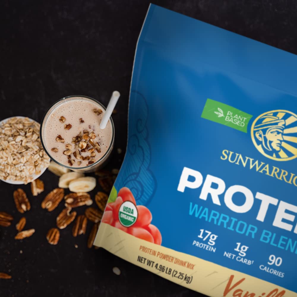 Sunwarrior Vegan Organic Protein Powder Plant-Based | BCAA Amino Acids Hemp Seed Sunwarrior Au supplements