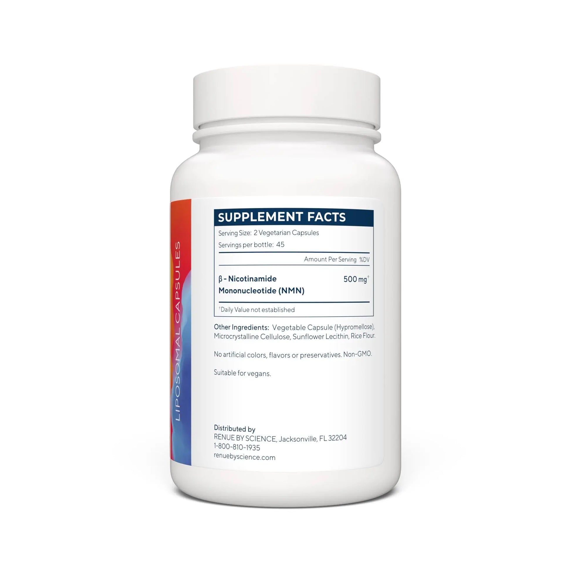 Renue By Science NMN Supplement | 90 Liposomal NMN Capsules - 250mg NMN Nicotinamide Mononucleotide per Serving | Bioavailable Formula for Increased Absorption | Manufactured in The USA Renue By Science Au supplements