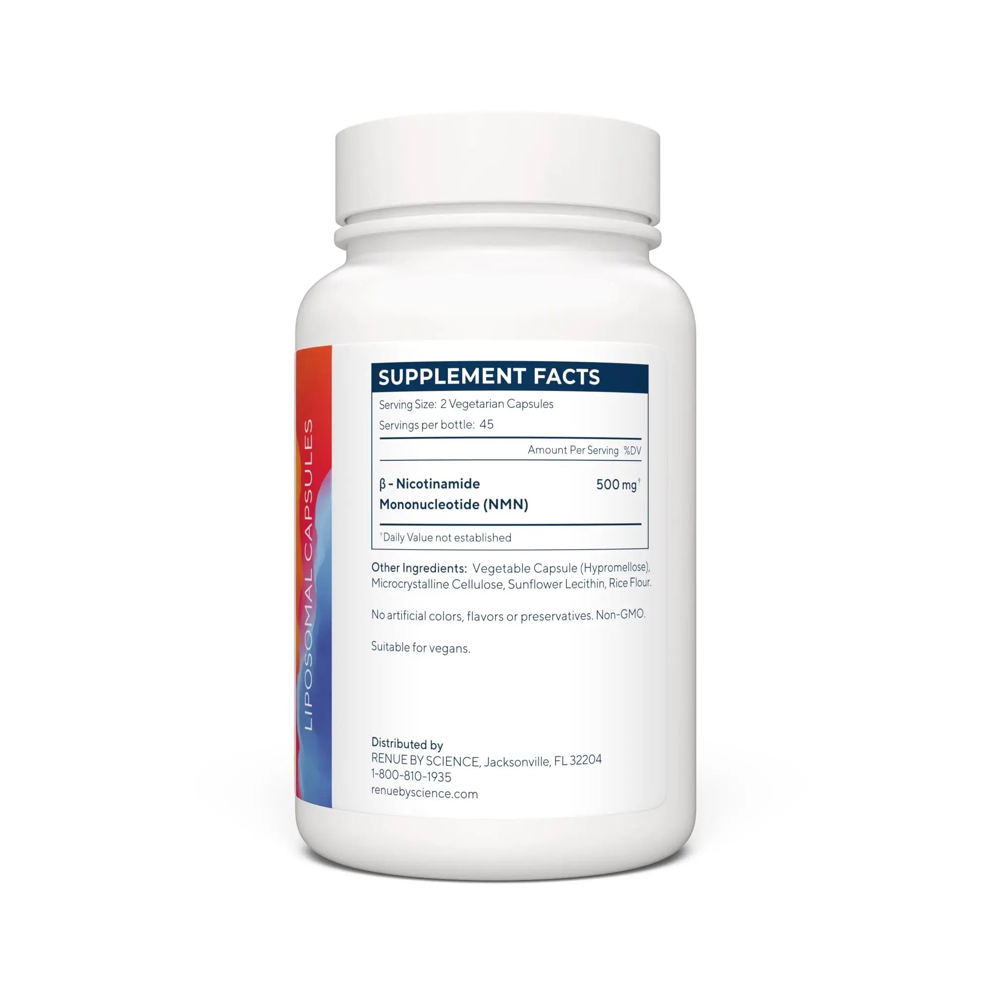 Renue By Science NMN Supplement | 90 Liposomal NMN Capsules - 250mg NMN Nicotinamide Mononucleotide per Serving | Bioavailable Formula for Increased Absorption | Manufactured in The USA Renue By Science Au supplements